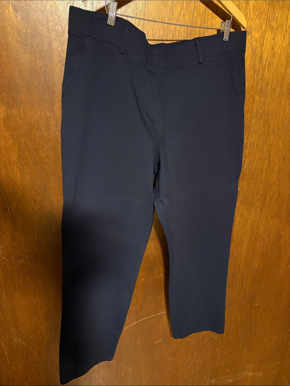 Quince Straight-Leg Pants in Navy